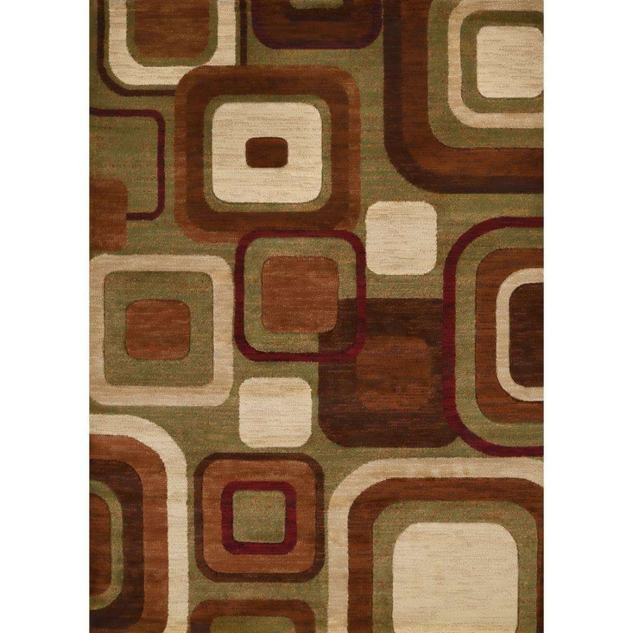 Rugs * | Studio Modem Brown 5 Ft. X 7 Ft. Indoor Area Rug By United Weavers