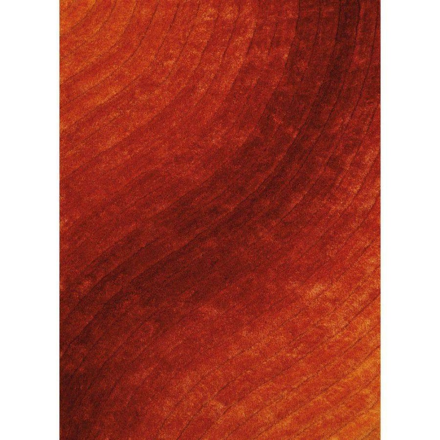 Rugs * | Finesse Allure Burnt Orange 5 Ft. 3 In. X 7 Ft. 2 In. Area Rug By United Weavers