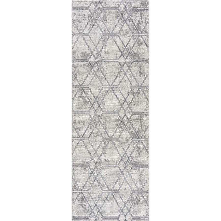 Rugs * | Reserve Broadway Grey 2 Ft. 7 In. X 7 Ft. 2 In. Runner Rug By United Weavers