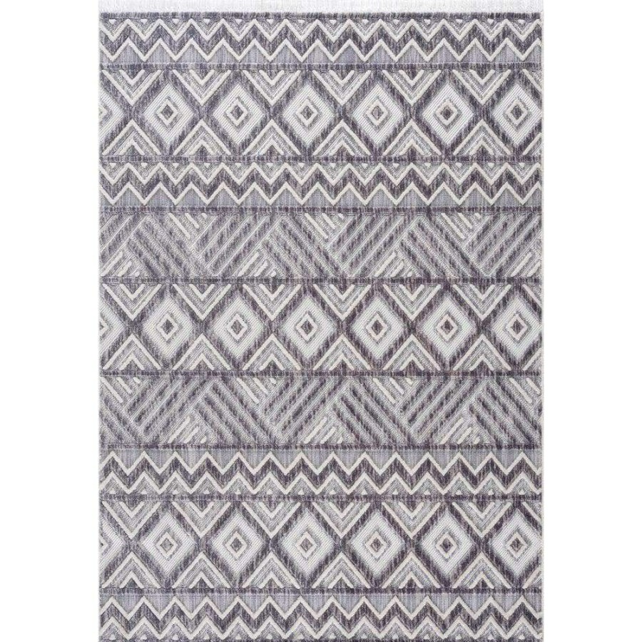 Rugs * | Chelsea Brimmer Grey 7 Ft. 10 In. X 10 Ft. 6 In. Oversize Rug By United Weavers