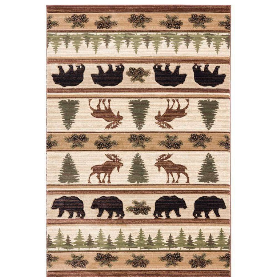 Rugs * | Cottage Adler Beige 7 Ft. 10 In. X 10 Ft. 6 In. Area Rug By United Weavers