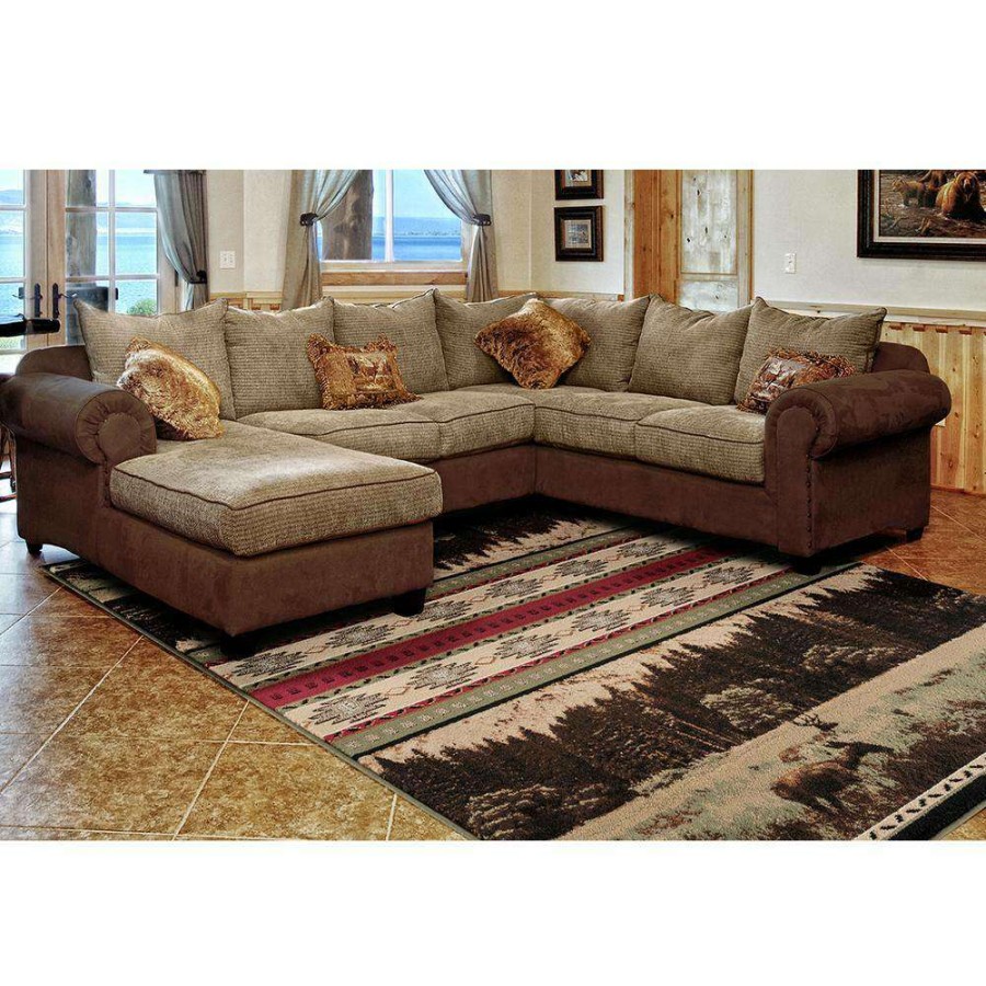 Rugs * | Woodside Woodland Meadows Green 2 Ft. X 7 Ft. Area Rug By United Weavers