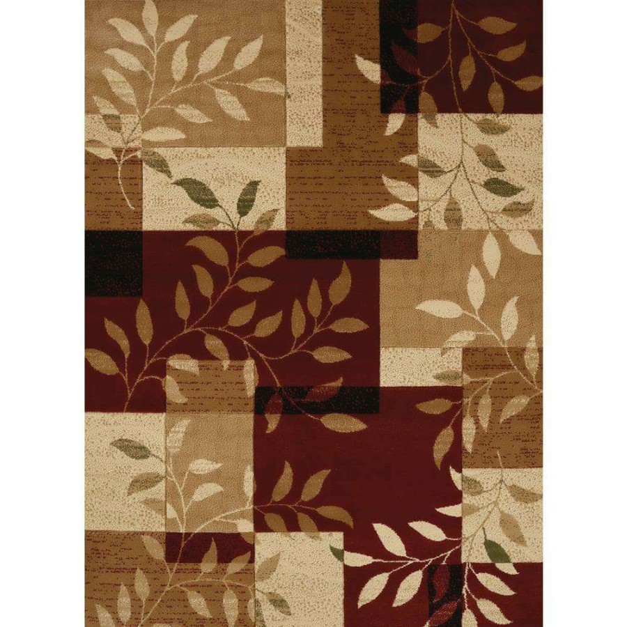 Rugs * | Studio Sapphire Burgundy 8 Ft. X 11 Ft. Oversize Area Rug By United Weavers