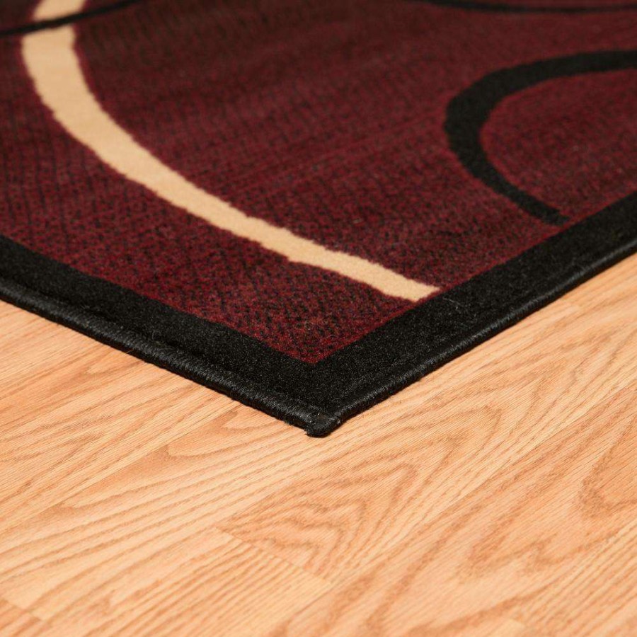 Rugs * | Dallas Bangles Burgundy 5 Ft. X 7 Ft. Indoor Area Rug By United Weavers