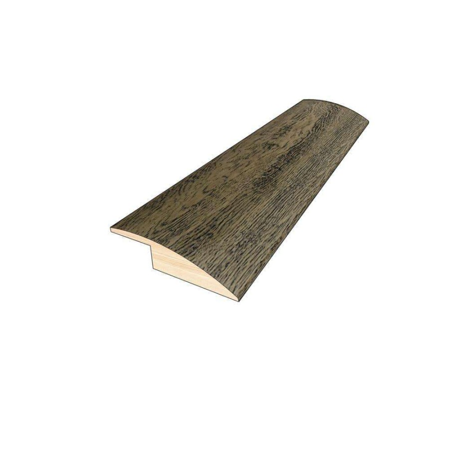 Hardwood Flooring * | Weathered Oak 0.50 In. Thick X 1.50 In. Width X 78 In. Length Overlap Reducer Hardwood Molding By Optiwood