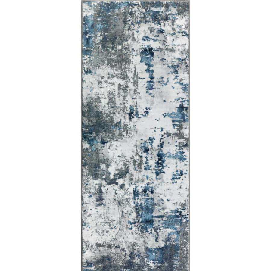 Rugs * | Volos Thalia Blue 2 Ft. 7 In. X 7 Ft. 2 In. Runner Rug By United Weavers