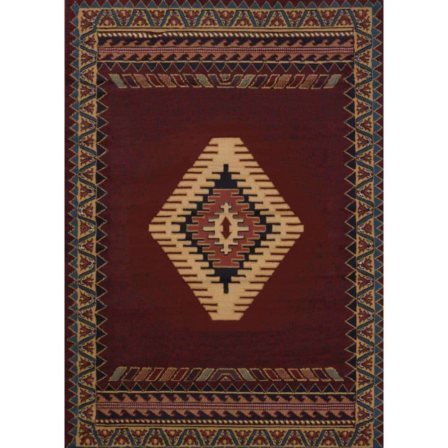 Rugs * | Tuscan Burgundy 5 Ft. X 8 Ft. Area Rug By United Weavers