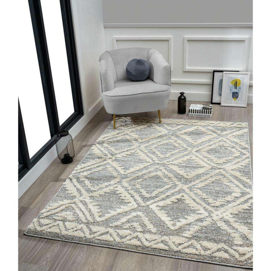 Rugs * | Garfield Chic Grey 12 Ft. 6 In. X 15 Ft. Area Rug By United Weavers