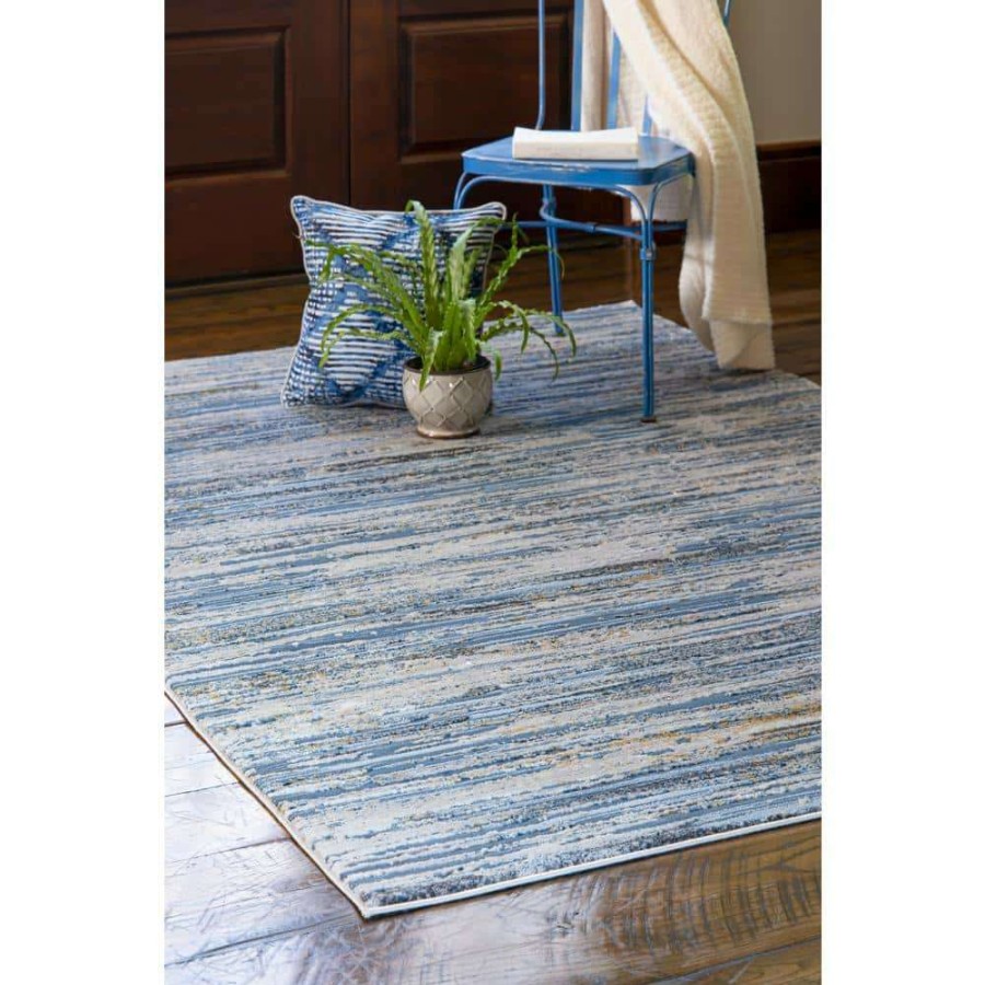 Rugs * | Veronica Casino Blue 12 Ft. 6 In. X 15 Ft. Oversize Area Rug By United Weavers