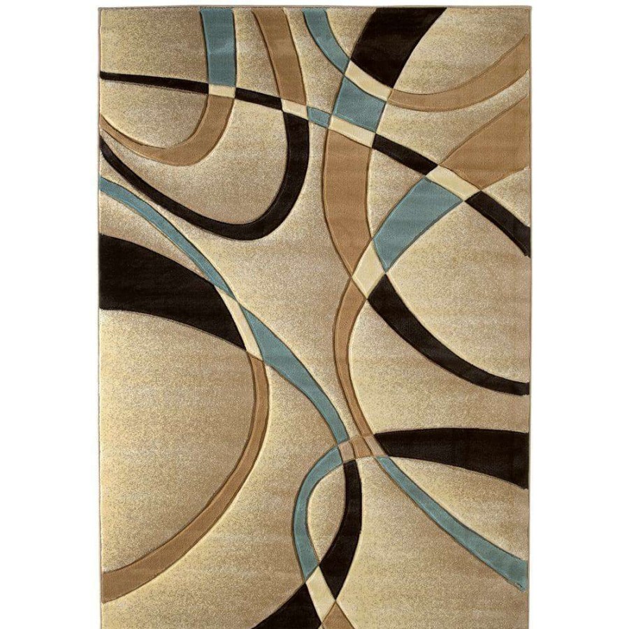 Rugs * | Contours La Chic Beige Accent Rug 2'7 X 4'2 By United Weavers