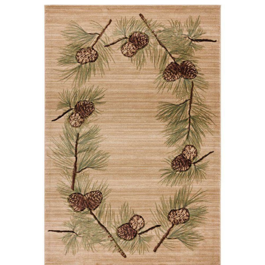 Rugs * | Cottage Farmington Beige 2 Ft. 7 In. X 4 Ft. 2 In. Area Rug By United Weavers