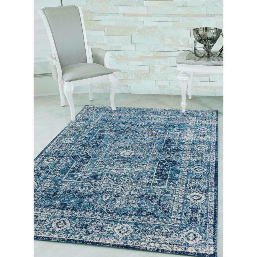 Rugs * | Abigail Britta Midnight Blue 10 Ft. X 13 Ft. Area Rug By United Weavers