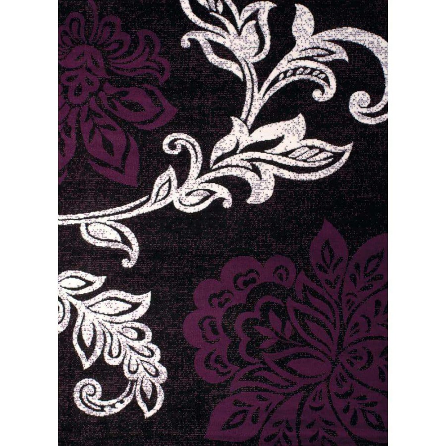 Rugs * | Dallas Trouseau Plum 5 Ft. X 7 Ft. Indoor Area Rug By United Weavers