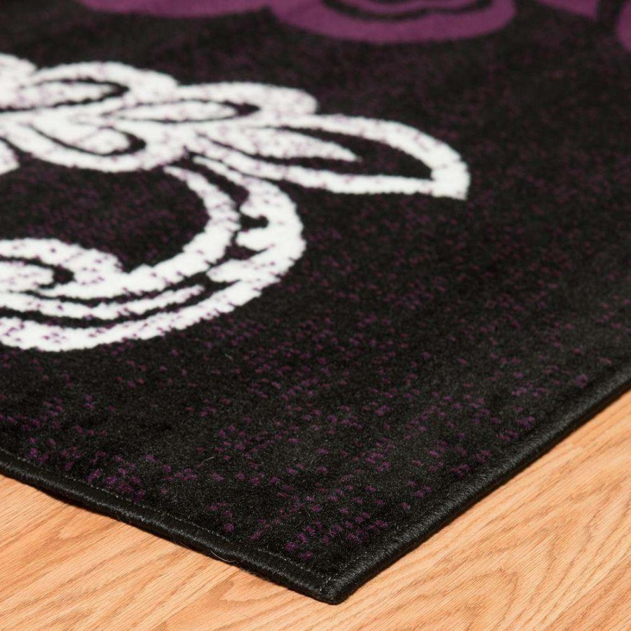 Rugs * | Dallas Trouseau Plum 5 Ft. X 7 Ft. Indoor Area Rug By United Weavers