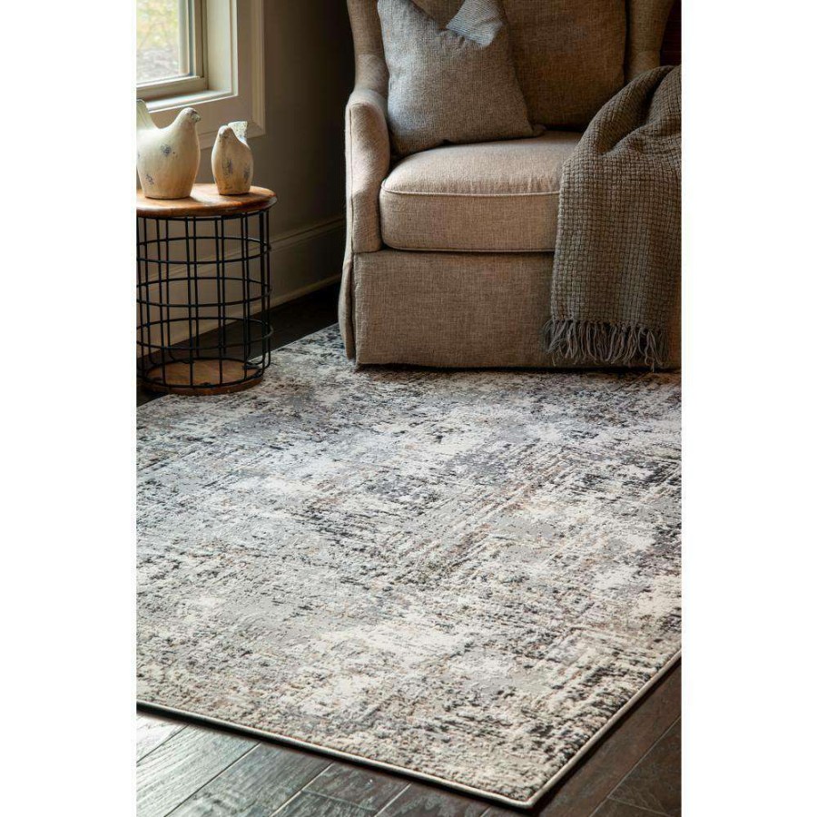 Rugs * | Eternity Mizar Charcoal 12 Ft. 6 In. X 15 Ft. Oversize Area Rug By United Weavers