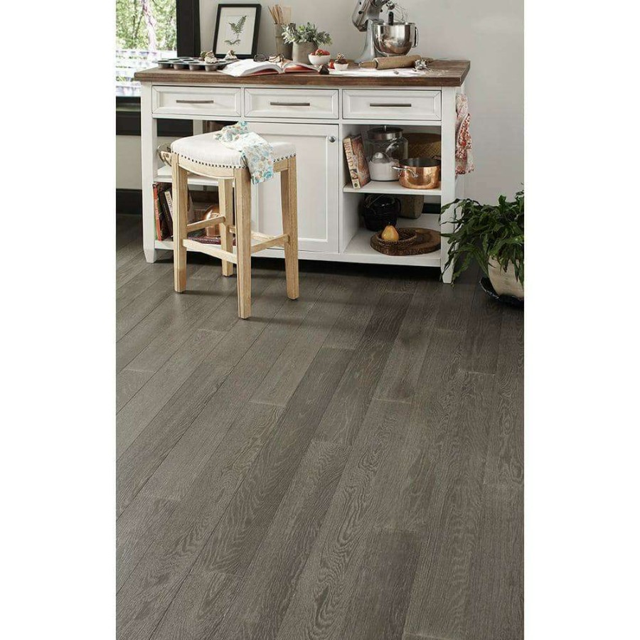 Hardwood Flooring * | Timberlodge 0.28 In. T X 5 In. W X Varying Length Waterproof Engineered Hardwood Flooring (16.68 Sq. Ft. / Case) By Optiwood