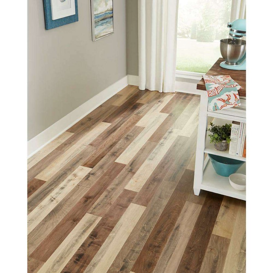 Hardwood Flooring * | Homestead 0.28 In. T X 5 In. W X Varying Length Waterproof Engineered Hardwood Flooring (16.68 Sq. Ft. / Case) By Optiwood