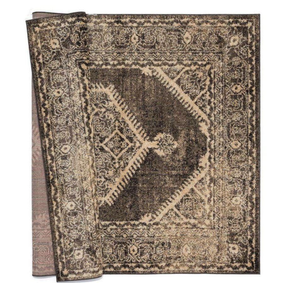 Rugs * | Marrakesh Malek Walnut 5 Ft. 3 In. X 7 Ft. 2 In. Area Rug By United Weavers