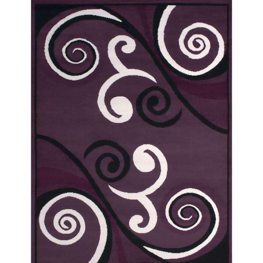 Rugs * | Dallas Billow Plum Runner Rug 2'3 X 7'2 By United Weavers